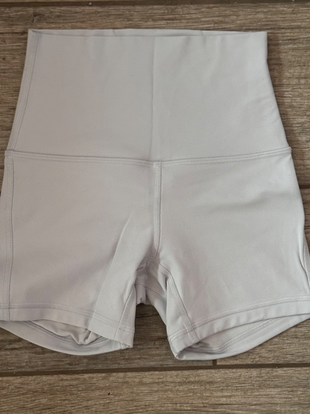 Lululemon Starch Blue Flow Y Bra and Align Shorts 4" - Picture 2 of 5